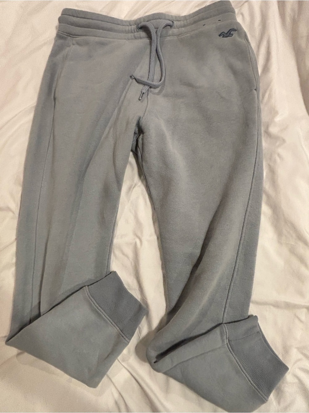 Hollister  Gray Fleece Jogger Pants